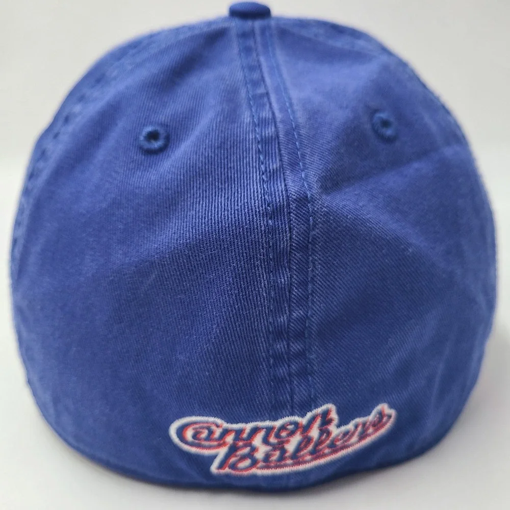 Kannapolis Cannon Ballers Hat Fitted M 47 Brand Franchise Blue MiLB Baseball Men